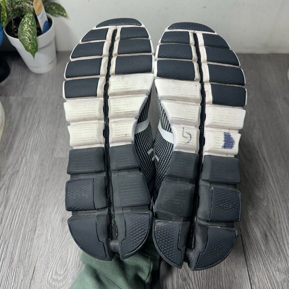 on cloudflow 2.0 mens size 8.5 shoes white black athletic running sneakers - Picture 11 of 12